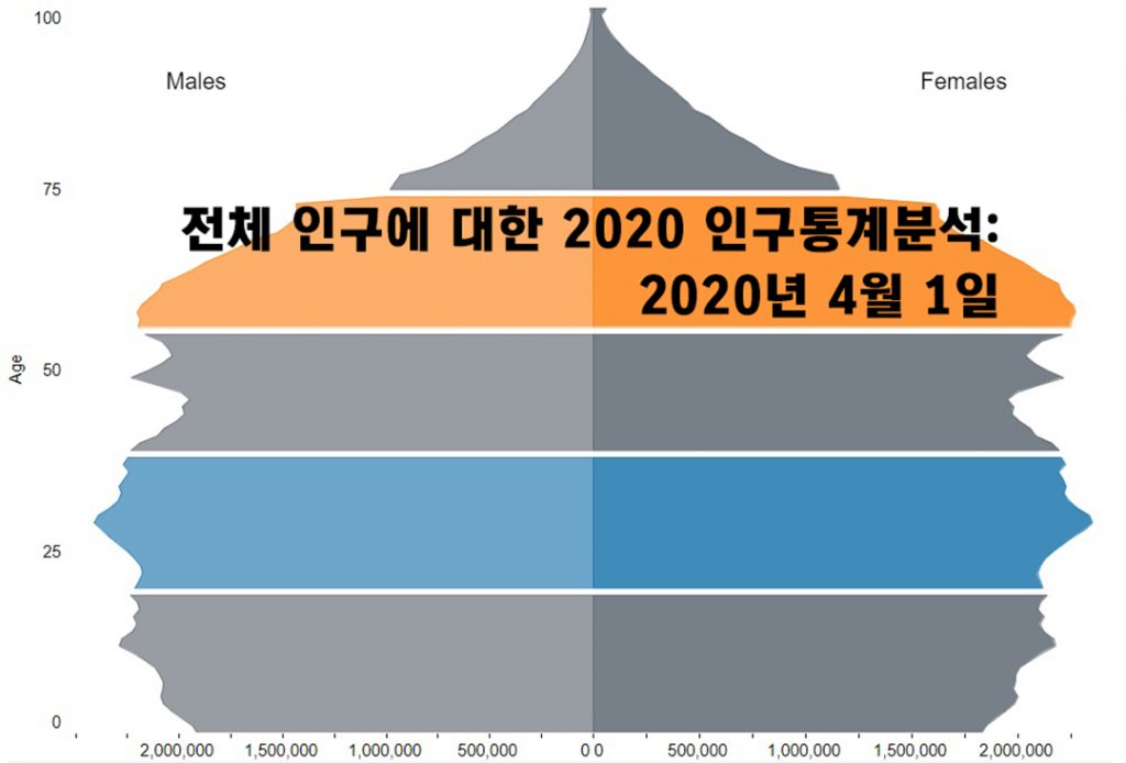미 인구조사국, 2020년 인구통계분석 발표 1 6 1. 2020 인구통계분석
