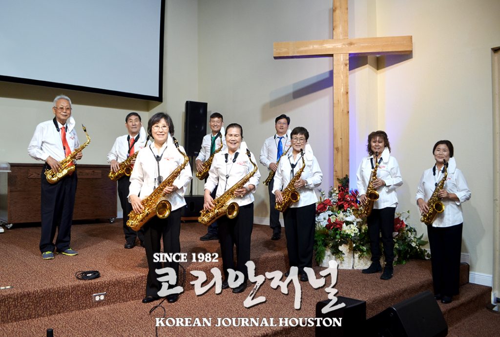 샌안토니오 색소폰 선교회, 연합 합창제 유튜브 영상 제작중 1 관악단