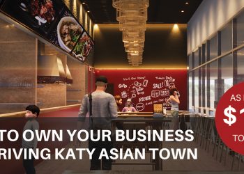 단돈, 1만 1천 달러로 Katy Asian Town에서 레스토랑을 오픈!