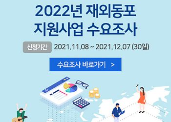 ‘2022년 재외동포단체 지원사업 수요조사’ 실시