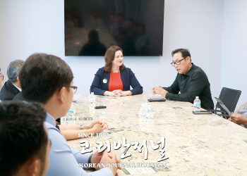 알렉산드라 밀러 해리스카운티 판사 후보 한인상공회 방문