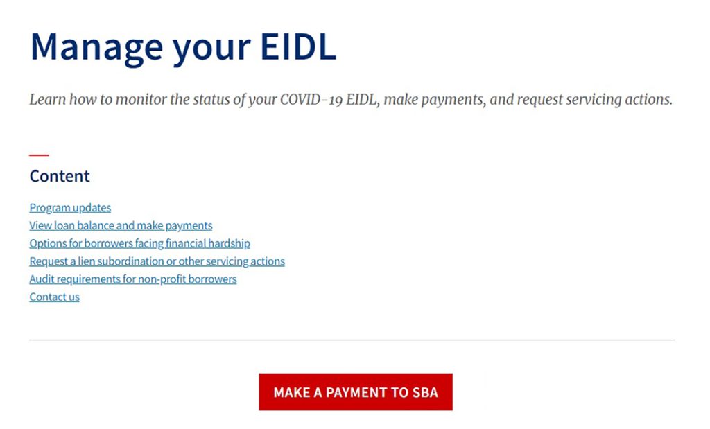 EIDL 상환 시작...못 갚은 경우 유예신청 가능 1 4 1. EIDL 상환 시작...유예신청 가능