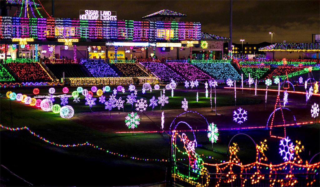 6. 8 Sugar Land Holiday Lights at Constellation Field