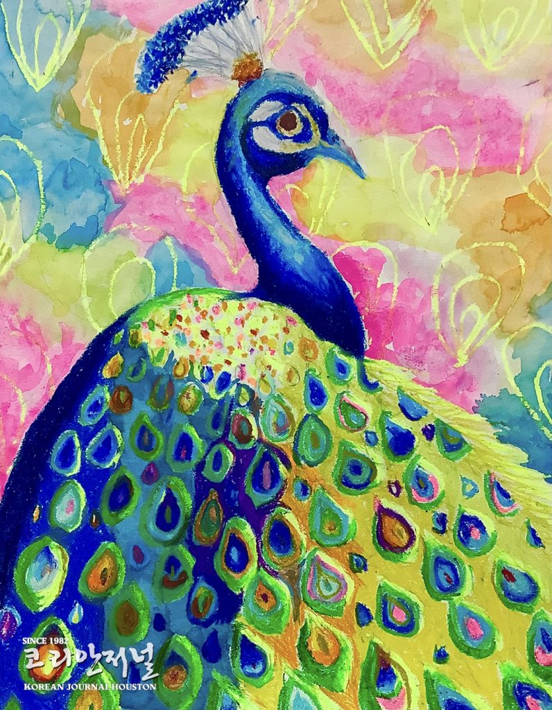 2. 제14회 학생미술대회 수상자 발표 2. Yoojeong Chou Peacocks Beauty 40803