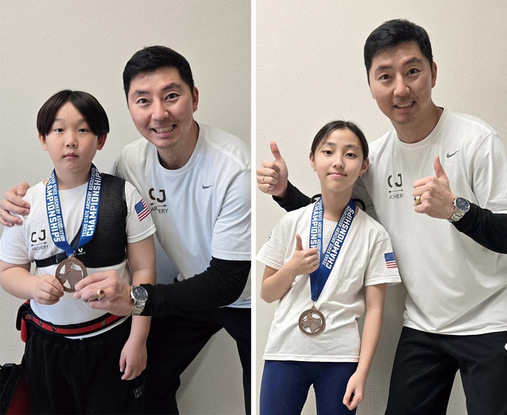 CJ 양궁아카데미 선수들, 스테이트 챔피언십에서 은4개, 동2개 3 3 2. 동메달 Combined
