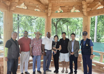 휴스턴에 울려 퍼진 한국의 혼 ‘울산정’ 상량식