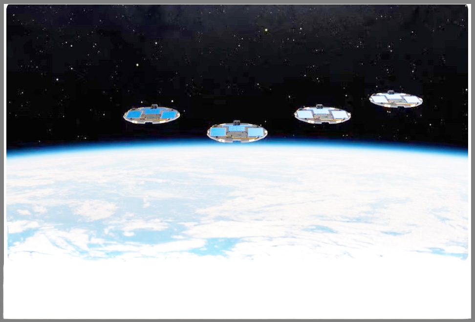 NASA, 지름 1m 피자 모양 소형위성 실험…"저비용·정밀관측" 1 NASA 피자모양위성