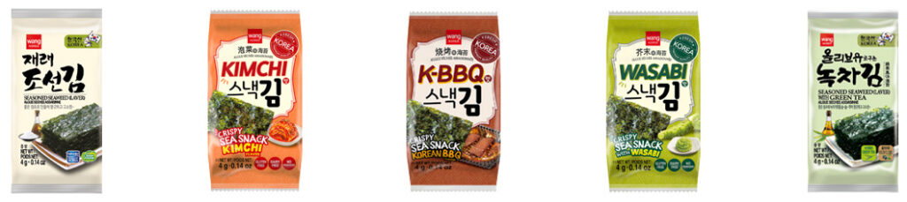 "밥에 싸먹는 김, 미국선 스낵" (음성서비스) 1 8 김스낵