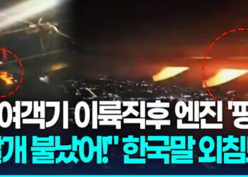 [영상] 이륙 직후 “날개 불났어!”…델타항공 엔진 화재 ‘공포의 10분’