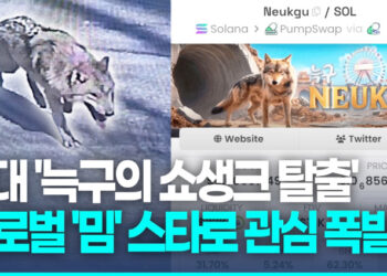 [영상] 땅 파고 탈출한 ‘늑구’…누리꾼 응원 속 ‘밈코인’까지 등장