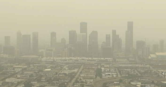 사하라 먼지에 체감 106도까지, 휴스턴 월요일까지 '건조 폭염' 1 Saharan dust 0629