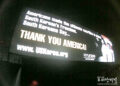 휴스턴 610 도로에 “THANK YOU AMERICA” 감사 빌보드 등장