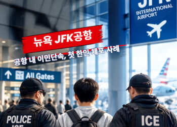 결혼 영주권 신청 한인, 가족여행 가려다 JFK공항서 체포(음성서비스)