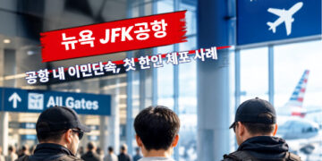 결혼 영주권 신청 한인, 가족여행 가려다 JFK공항서 체포(음성서비스)