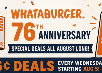 Whataburger, 창립 76주년 맞아 ’76센트’ 이벤트 대공개(음성서비스)