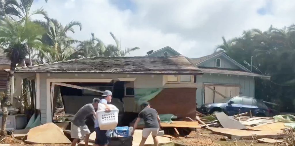하와이 허리케인 로웰 1등급으로 약화…정전 지역 이동 자제(음성서비스) 1 Lowell in Hawaii 0909