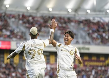 ‘1골 1도움’ 손흥민, 8경기 만에 침묵 깼지만 LAFC는 2-2 무승부