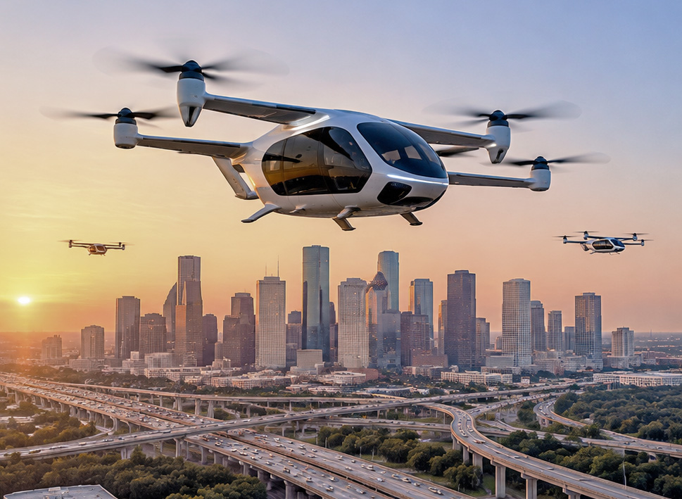 교통체증 대신 하늘길… 텍사스 에어택시 노선망 발표(음성서비스) 1 Air Taxis 1024