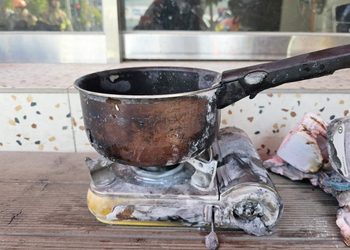 휴대용 가스레인지에 밤 굽다 ‘펑’…부탄가스 폭발 70대 경상