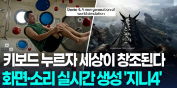 [영상] 구글 딥마인드 ‘지니 4’ 공개…가상세계·소리 실시간 생성